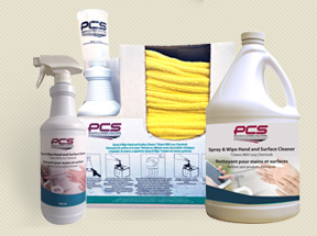 PCS Spray and Wipe Hand and Surface Cleaner