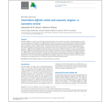 Clostridium difficile colitis and zoonotic origins—a
narrative review