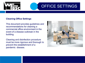 Disinfect Office Buildings